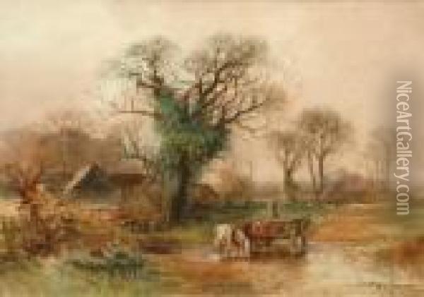 The Hay Wain Oil Painting - Henry Charles Fox
