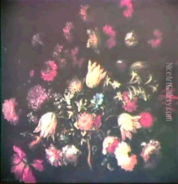 Flores Oil Painting - Bartolome Perez