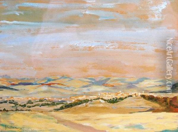 View Of Paphos Oil Painting - Angelos Giallina