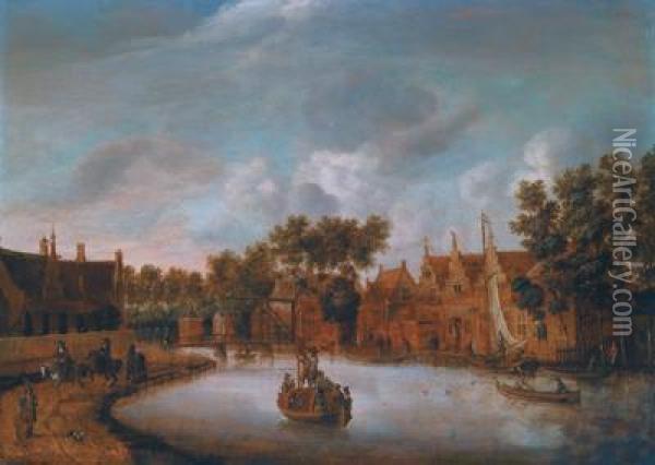 Il Overtoom A Amsterdam Oil Painting - Jacobus Storck