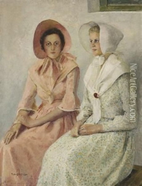 Women Of The Voortrek Oil Painting - Frans David Oerder