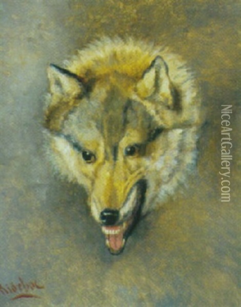 Le Loup Oil Painting - Carl Fredrik Kiorboe