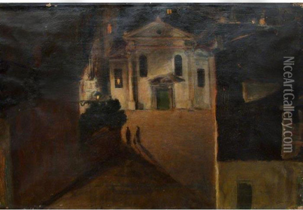 Notturno Veneziano Oil Painting - Walter Richard Sickert