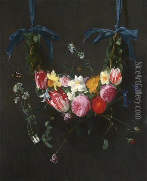Interieur De Bordel Oil Painting - Jan van (Brunswich Monogrammist) Amstel