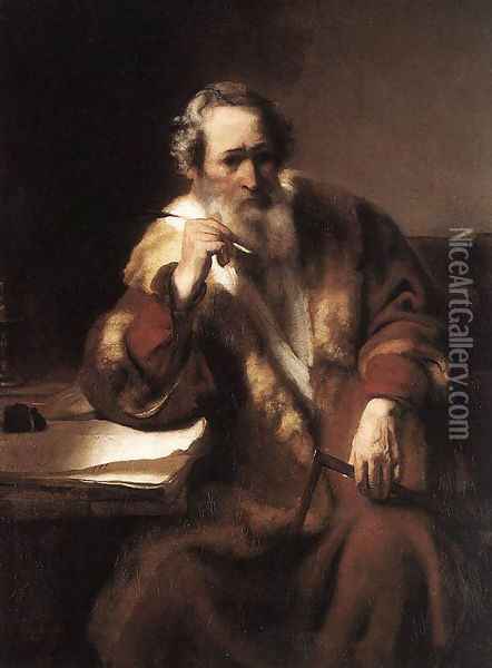 Apostle Thomas 1656 Oil Painting - Nicolaes Maes