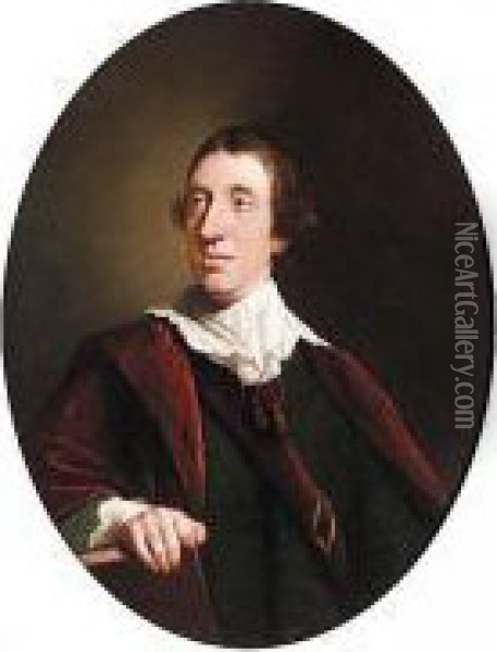 Portrait Of A Gentleman Oil Painting - Robert Edge Pine