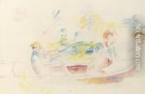 Le Canotage Oil Painting - Pierre Auguste Renoir