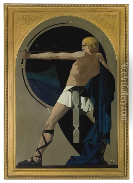 L'archer Oil Painting - Adriaan Joh. van' t Hoff