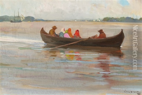 Emigrantii Oil Painting - Arthur Garguromin Verona