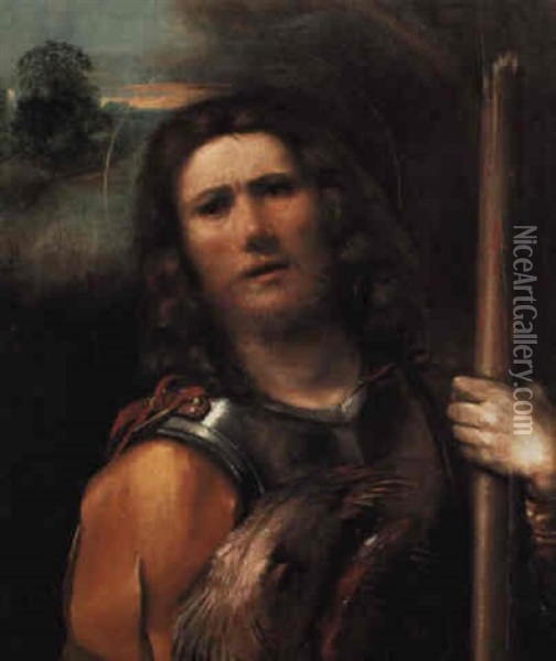 St. George Oil Painting - Dosso Dossi