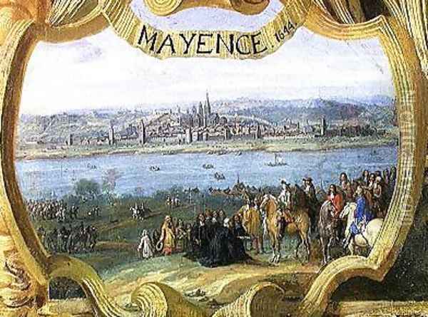 Mayence Oil Painting - Sauveur Le Conte