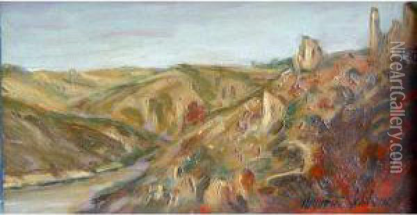 crozant  Oil Painting - Maurice Leblanc
