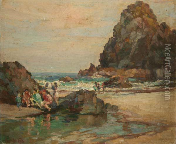 Arnanes, Summer Oil Painting - Garstin Cox