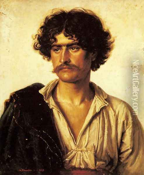 Portrait of a Man Oil Painting - David Simonson