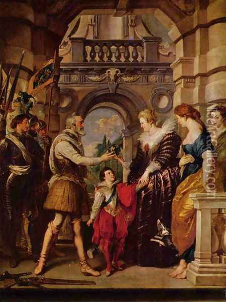 Institution of the Regency Oil Painting - Peter Paul Rubens