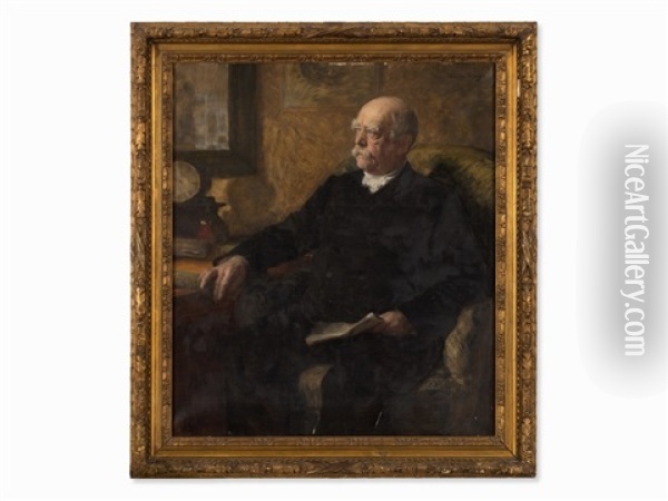Otto Von Bismarck Oil Painting - Walter Petersen