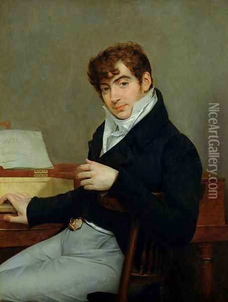 Portrait of Pierre Zimmermann 1785-1853 Oil Painting - Antoine-Jean Gros