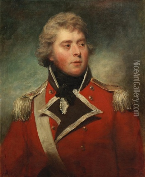 Portrait Of George Nugent Temple Grenville, 1st Marquess Of Buckingham (1753-1813) Oil Painting - Sir William Beechey