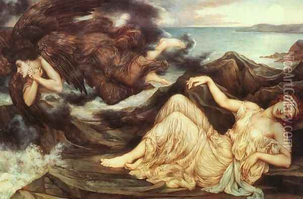 Port after Stormy Seas - Spenser's Faerie Queene Oil Painting - Evelyn Pickering De Morgan