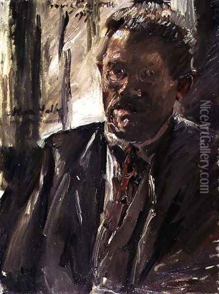 Max Halbe (1865-1944) 1917 Oil Painting - Lovis (Franz Heinrich Louis) Corinth