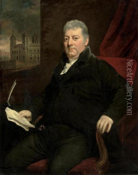 Portrait Of Sir Daniel Williams Oil Painting - John Opie