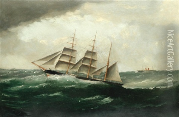 The Iron Barque Oakhurst Oil Painting - William Howard Yorke