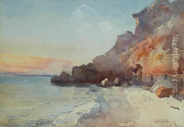 Coastal View Oil Painting - Arthur Merric Boyd