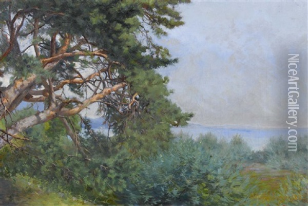 Pins Du Rond - Point De Grand Verger Oil Painting - William Roethlisberger