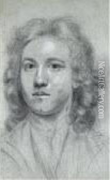 Portrait Of The Artist Aged Seventeen Oil Painting - Sir Joshua Reynolds