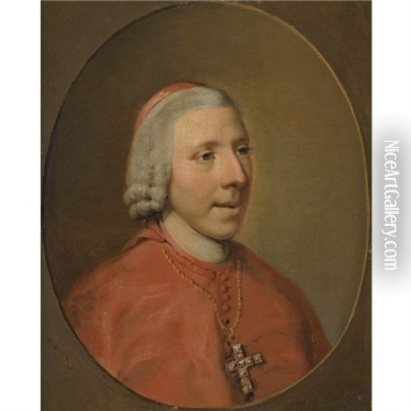 Henry Benedict Stuart, Cardinal York Oil Painting - Hugh Douglas Hamilton