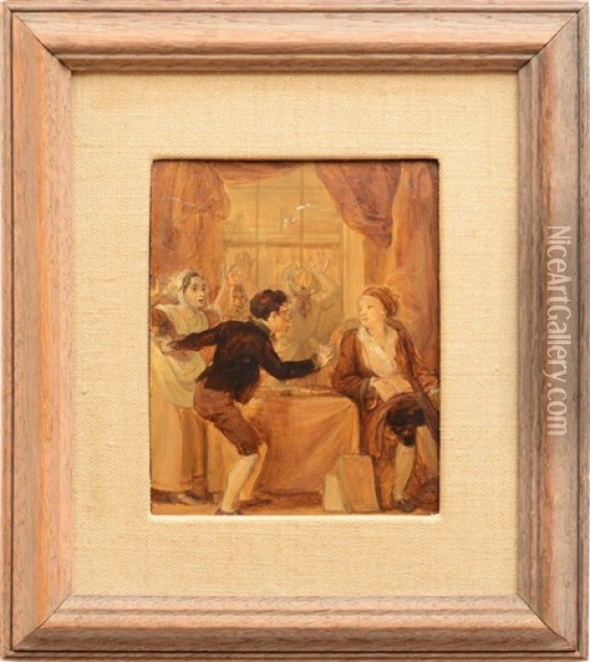 Illustrations For A Play (7 Works) Oil Painting - Robert Smirke