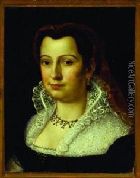 Portraits Of Women: Two Oil Painting - Scipione Pulzone