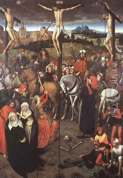 Passion (Greverade) Altarpiece (central panel) 1491 Oil Painting - Hans Memling