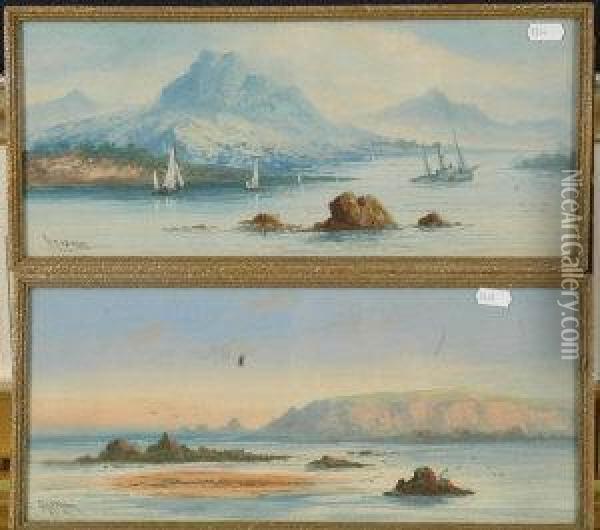 Coastline View Oil Painting - Robert Alexander Graham