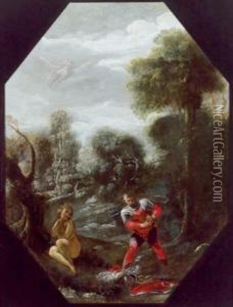 Perseo E Andromeda Oil Painting - Fra Bartolommeo della Porta