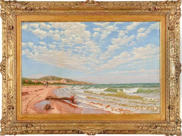 Paesaggio Marino Oil Painting - Antoine Gadan