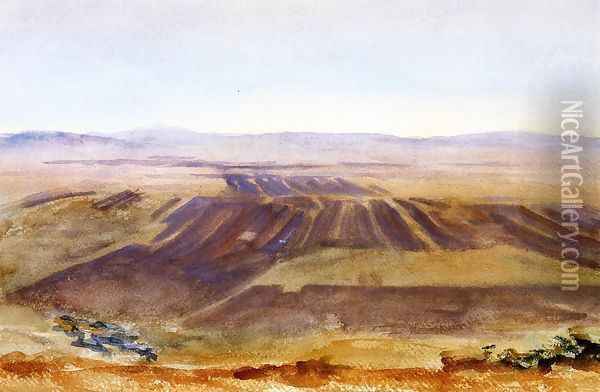 The Plains from Nazareth Oil Painting - John Singer Sargent