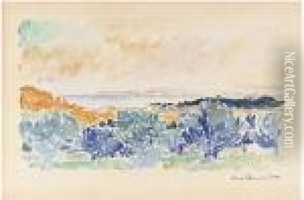 Base De St. Clan Oil Painting - Henri Edmond Cross