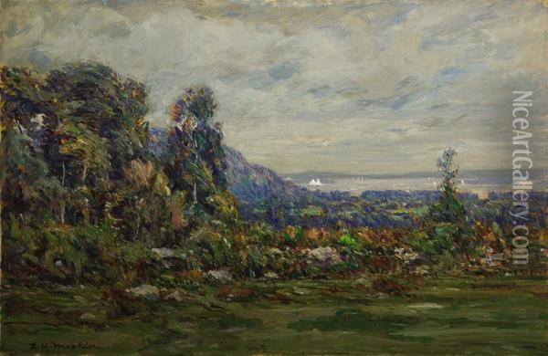 A View Of The Coast Oil Painting - Lewis Henry Meakin