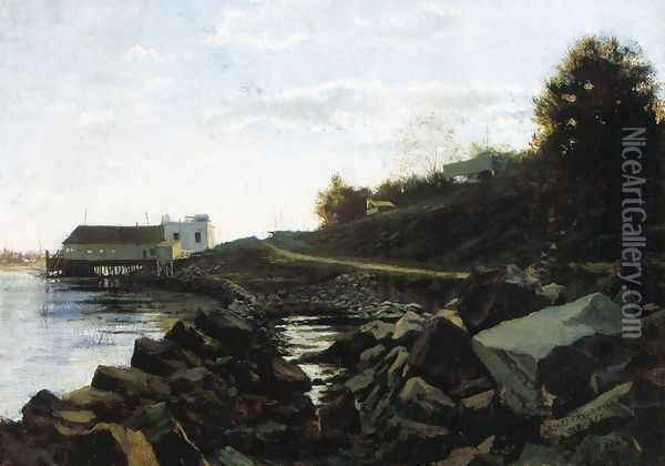 Fort Lee Oil Painting - Jules Tavernier