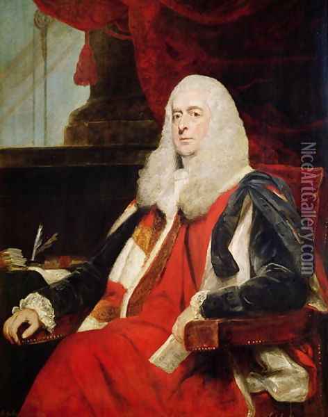 Alexander Loughborough, Earl Rosslyn and Lord Chancellor, 1785 Oil Painting - Sir Joshua Reynolds