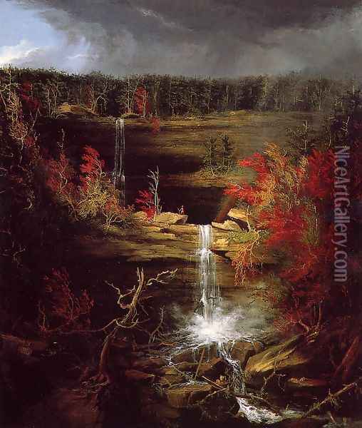 Falls of Kaaterskill Oil Painting - Thomas Cole