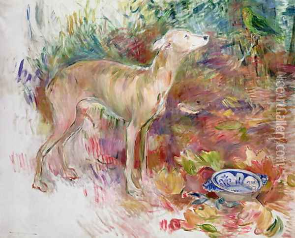 Laerte the Greyhound 1894 Oil Painting - Berthe Morisot