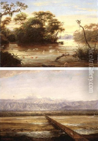 Los Chorros De Los Alisos En El Valle De La Escaba Oil Painting - Adolf Methfessel