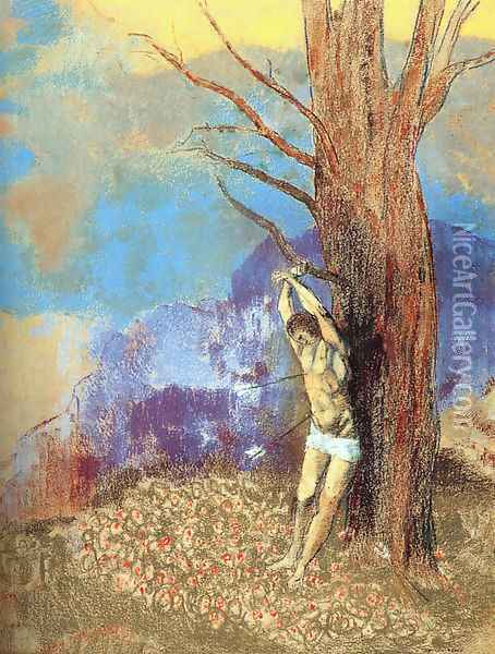 Saint Sebastian 1910 Oil Painting - Odilon Redon