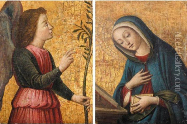 The Archangel Gabriel Oil Painting - Filippino Lippi