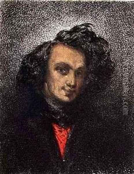 Self portrait Oil Painting - Gautier, Theophile