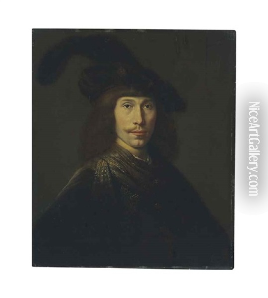 Portrait Of A Man, Bust-length Oil Painting -  Rembrandt van Rijn