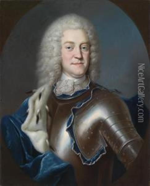 Portrait Of Duke Christian Ludwig Ii Ofmecklenburg-schwerin Oil Painting - Georg Weissmann