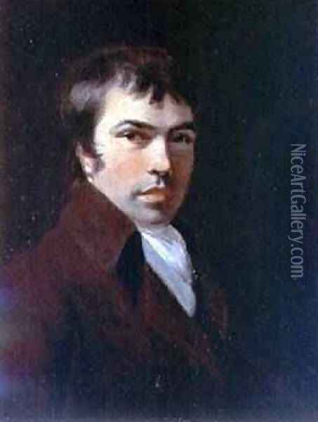 Portrait of John Crome 1768-1821 Oil Painting - John Opie